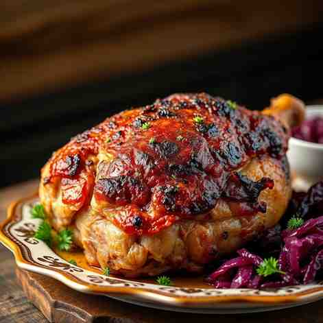 Crispy German Pork Shoulder with Skin